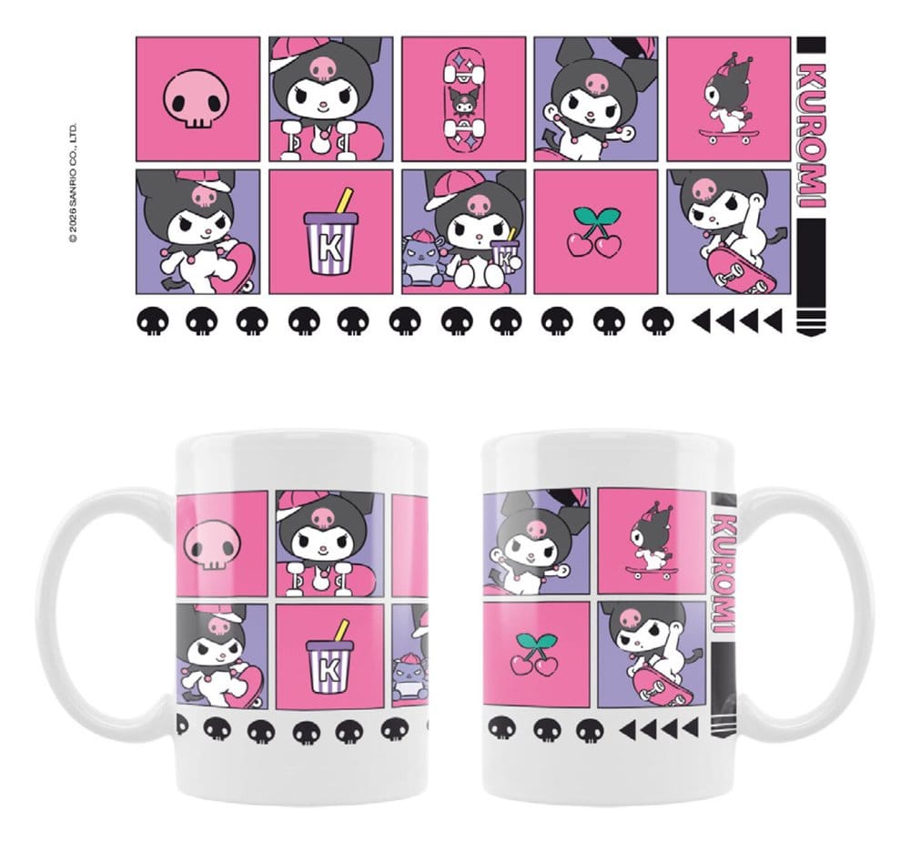 Sanrio Mug Kuromi Sk8 For Life