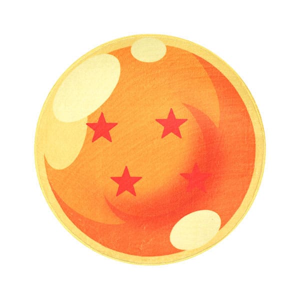 Dragon Ball Indoor Mat 4 Stars Ball 60 x 60 cm