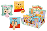 Squeezlings Plush Figure Snackbag 3-Pack Display (6)