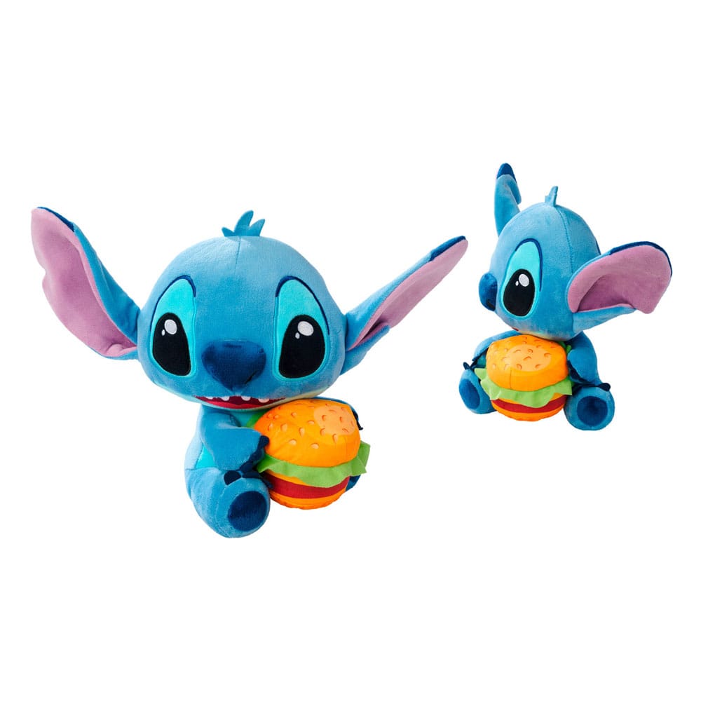 Lilo & Stitch Plush Figure Stitch with Burger 25 cm