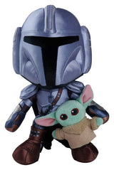 Star Wars Mandalorian Plush Figure Mandalorian & Mini Grogu 25 cm