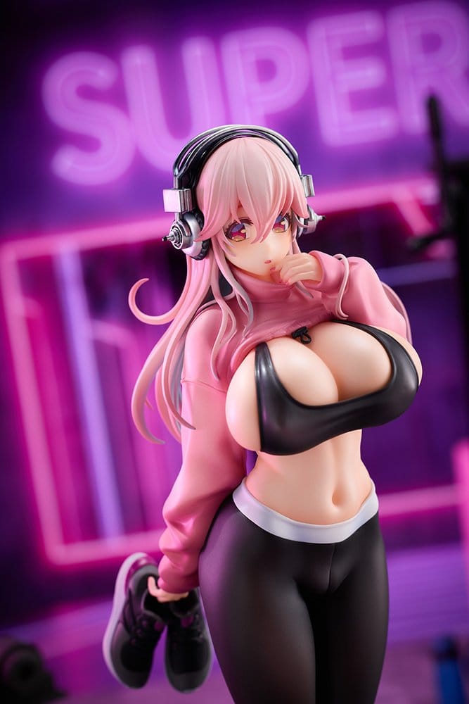 Super Sonico PVC Figure 1/6 Exercise Ver. 27 cm