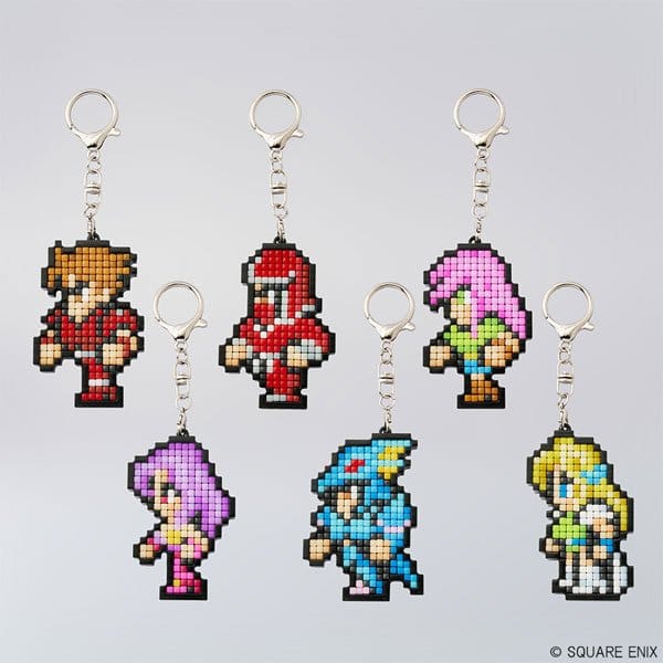 Final Fantasy Pixel Remaster DIY Pixel Art Keychain Collection Vol.2 Blind Box Display (6)