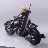 Final Fantasy VII Bring Arts Action Figure and vehicle Cloud Strife & Hardy-Daytona 15 cm