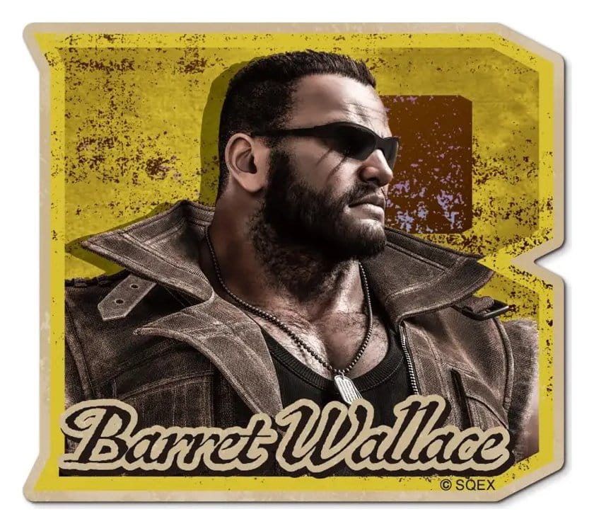 Final Fantasy VII Remake Character Sticker Barret Wallace
