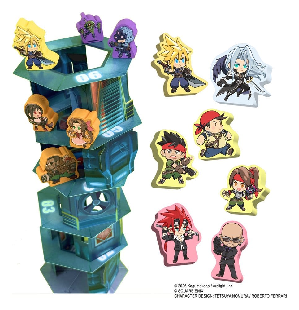 Final Fantasy VII Board Game Ascend The Shinra Tower