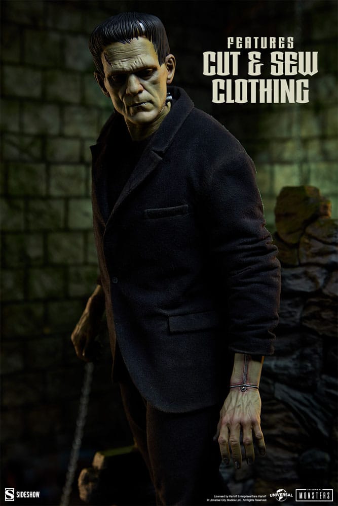 Frankenstein Premium Format Mixed Media Statue Frankenstein (Fabric Costume) 57 cm