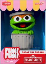 Sesame Street Fun! Fun! Soft Vinyl Figur Wave 01 - Oscar the Grouch 18 cm