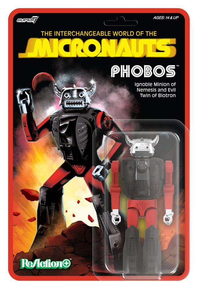 Micronauts ReAction+ Action Figure Wave 04 Phobos