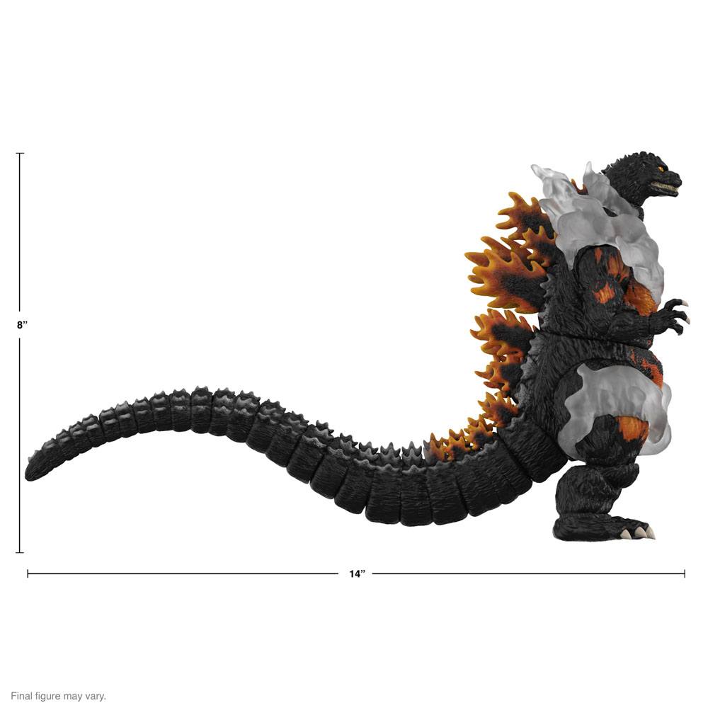 Toho Ultimates Action Figure Burning Godzilla 1995 20 cm