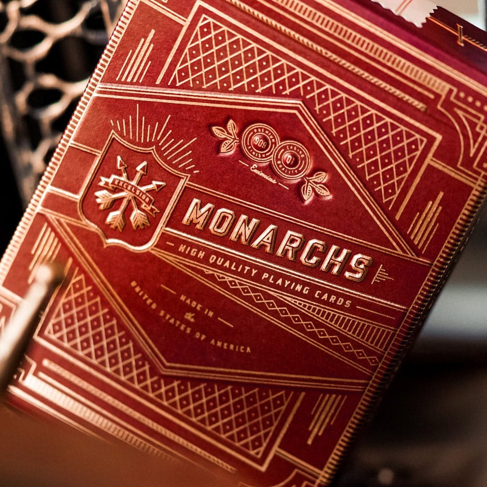 Monarchs Playing Cards Red