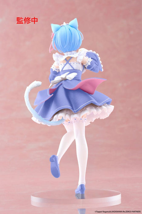 Re:Zero Starting Life in Another World Coreful PVC Statue Rem Cat Maid Ver. Renewal 18 cm