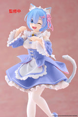 Re:Zero Starting Life in Another World Coreful PVC Statue Rem Cat Maid Ver. Renewal 18 cm