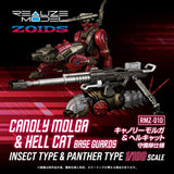 Zoids Plastic Model Kits 2-Pack 1/100 RMZ-010 Canoly Molga & Hell Cat Base Guards Sets 20 cm