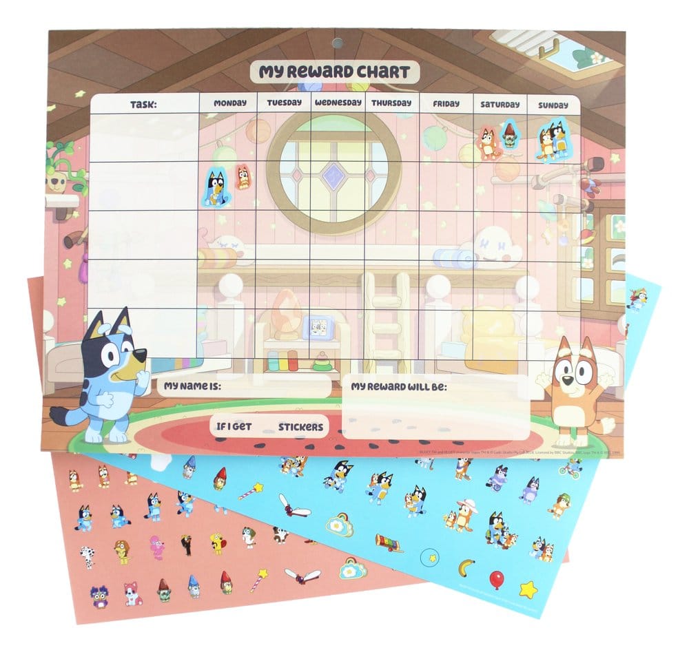 Bluey Reward Chart Set