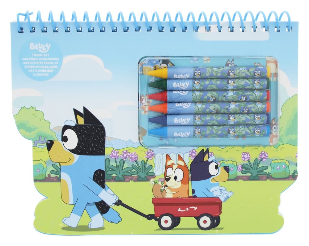 Bluey Travel Colouring Set