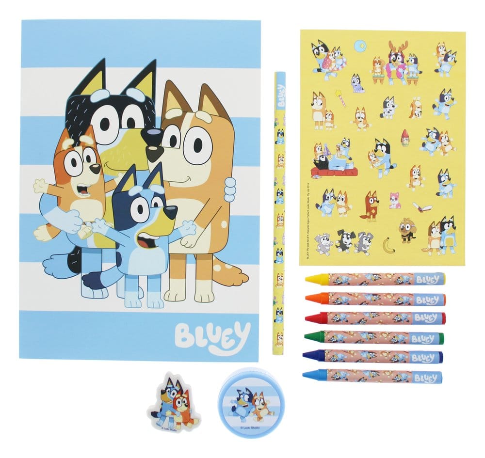 Bluey 11-Piece Stationery Set