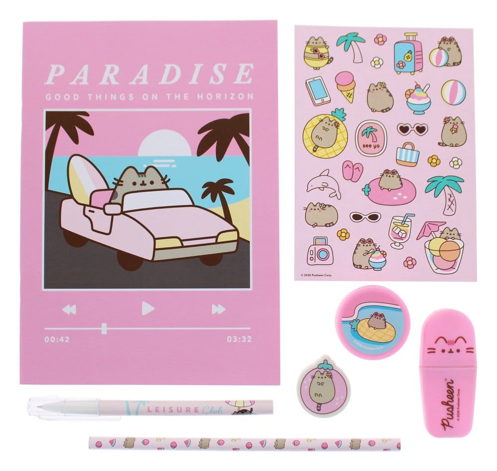 Pusheen Stationery Set 7-Piece