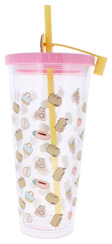 Pusheen Tumbler with Straw 700 ml