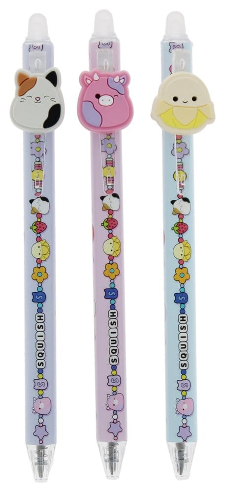 Squishmallows Erasable Gel Pen 3-Pack