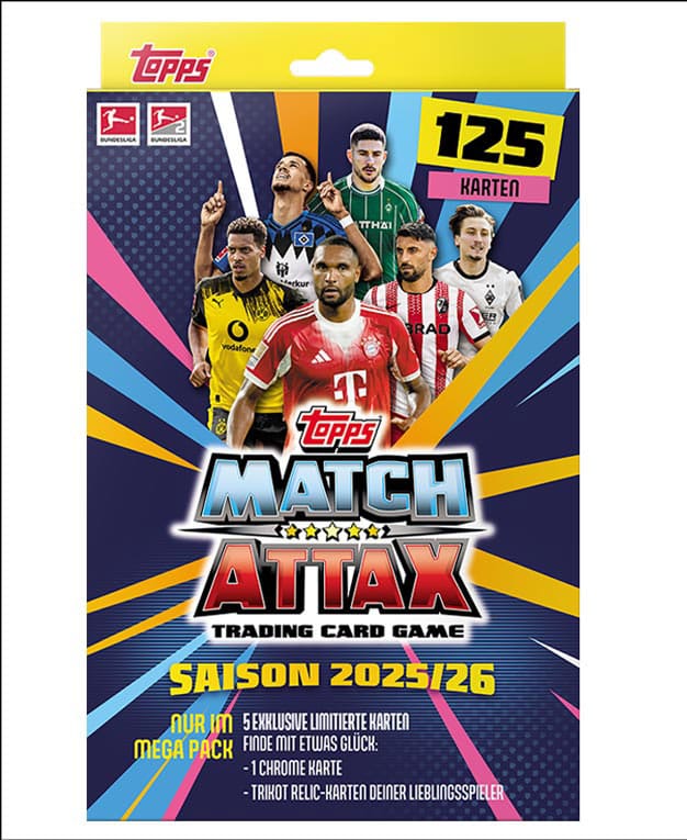 Bundesliga Match Attax Trading Cards 2025/26 Mega Pack