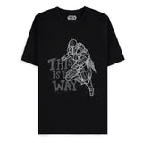 Star Wars The Mandalorian T-Shirt Mandalorian Size S