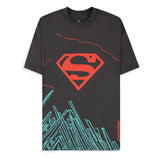 DC Comics T-Shirt Superman Dark Grey son of Krypton Size M