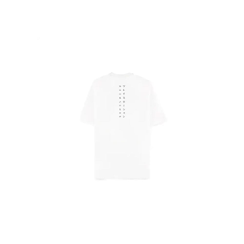 PlayStation T-Shirt Logo White Loose Fit