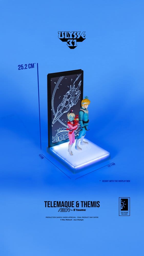 Ulysse 31 Neon Figure 1/9 Telemachus & Themis 20 cm