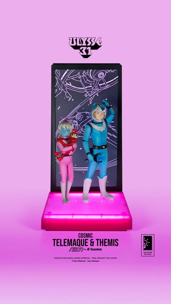 Ulysse 31 Neon Figure 1/9 Telemachus & Themis Cosmic Version 20 cm