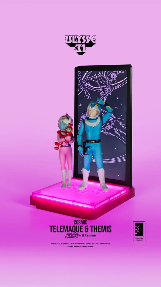 Ulysse 31 Neon Figure 1/9 Telemachus & Themis Cosmic Version 20 cm