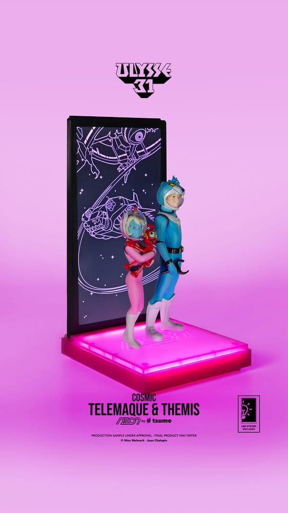 Ulysse 31 Neon Figure 1/9 Telemachus & Themis Cosmic Version 20 cm