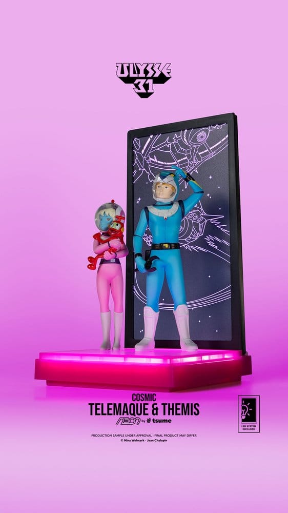 Ulysse 31 Neon Figure 1/9 Telemachus & Themis Cosmic Version 20 cm