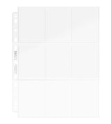 Ultimate Guard 9-Pocket Pages Top-Loading (100) - Transparent