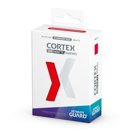 Ultimate Guard Cortex Sleeves Matte Standard Size (100) - Red – billede 3