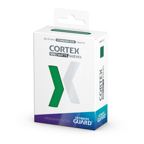 Ultimate Guard Cortex Sleeves Matte Standard Size (100) - Green – billede 3