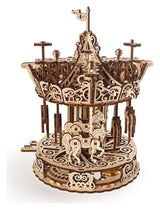 Ugears 3D Wooden Puzzle Carousel