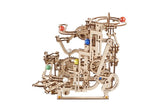 Ugears 3D Wooden Puzzle Marble Run Tiered Hoist
