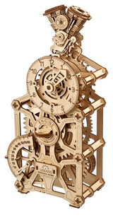 Ugears 3D Wooden Puzzle Engine Clock
