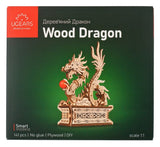 Ugears 3D Wooden Puzzle Wood Dragon
