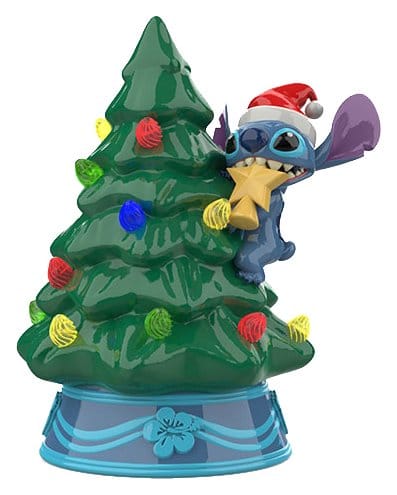 Disney Ceramic Christmas Tree with Lights Stitch 15 cm