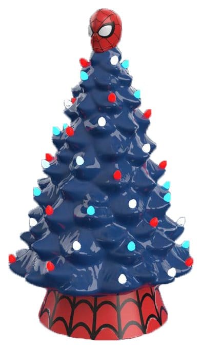 Marvel Ceramic Christmas Tree with Lights Spider-Man 23 cm