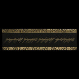 Lord of the Rings Leather Bookmark The One Ring Inscription