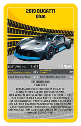 Super Cars Card Game Top Trumps *German Version*