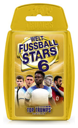 World Football Stars 6 Card Game Top Trumps *German Version*