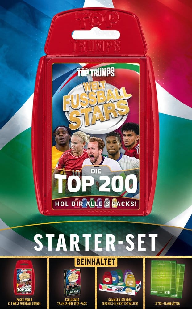World Football Stars Card Game 200 Starter Pack *German Version*