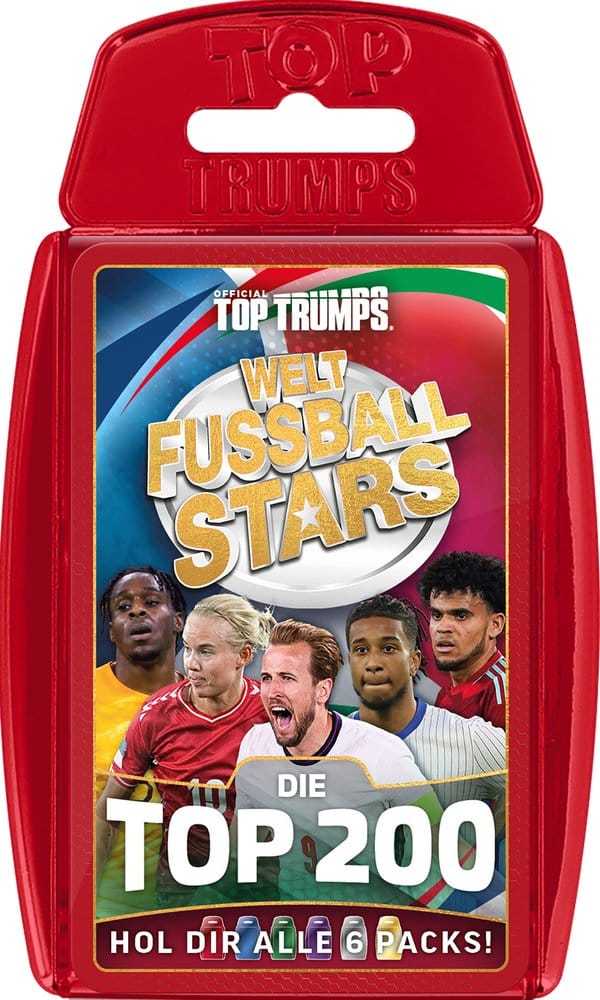 World Football Stars Card Game 200 Pack 1 *German Version*