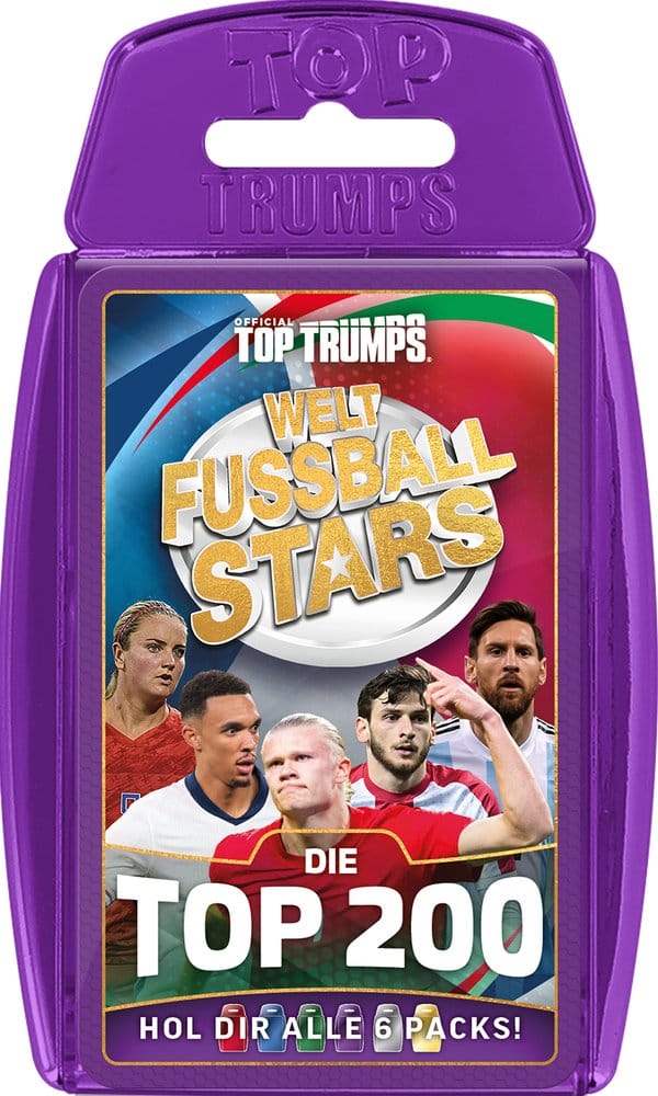 World Football Stars Card Game 200 Pack 4 *German Version*