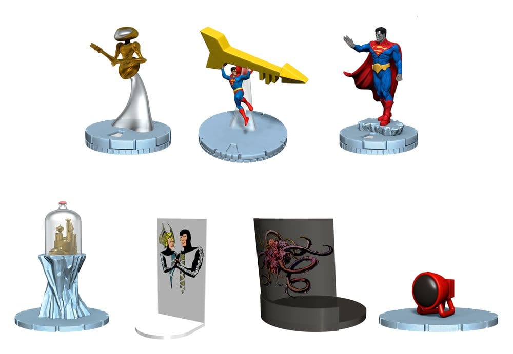 DC Comics Wizkids HeroClix Iconix Mini Figures Fortress of Solitude Vol 1 13 cm