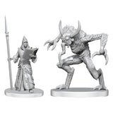 Pathfinder Deep Cuts Unpainted Miniatures Vloriak (Despoiler Demon) & Demonologist